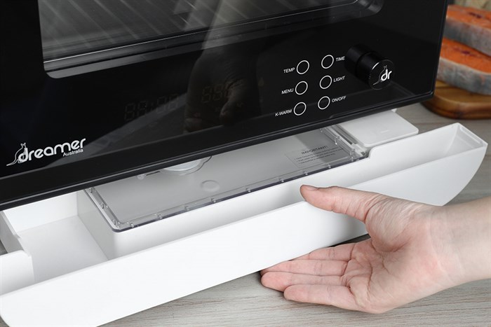 Lò chiên không dầu hơi nước Dreamer DKA-SAF118W 18 lít Màu Bạc