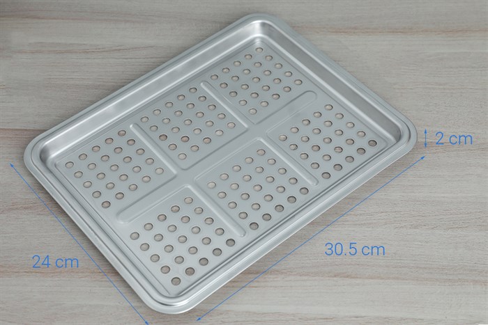 Lò chiên không dầu hơi nước Dreamer DKA-SAF118W 18 lít Màu Bạc