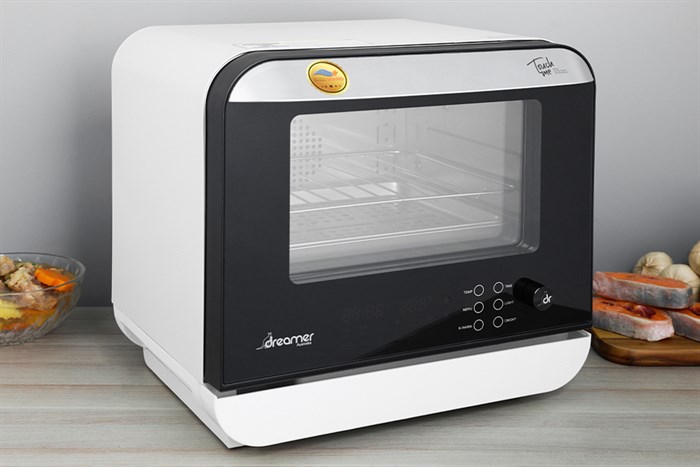 Lò chiên không dầu hơi nước Dreamer DKA-SAF118W 18 lít Màu Bạc
