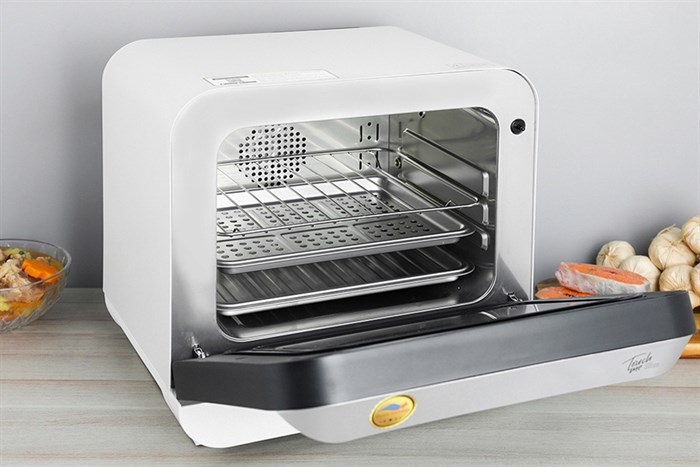 Lò chiên không dầu hơi nước Dreamer DKA-SAF118W 18 lít Màu Bạc