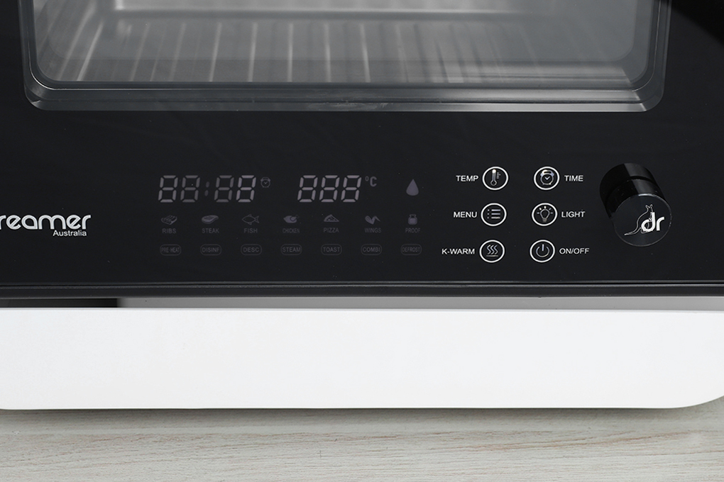 Lò chiên không dầu hơi nước Dreamer DKA-SAF118W 18 lít Màu Bạc