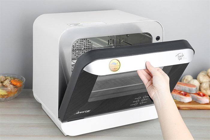 Lò chiên không dầu hơi nước Dreamer DKA-SAF118W 18 lít Màu Bạc