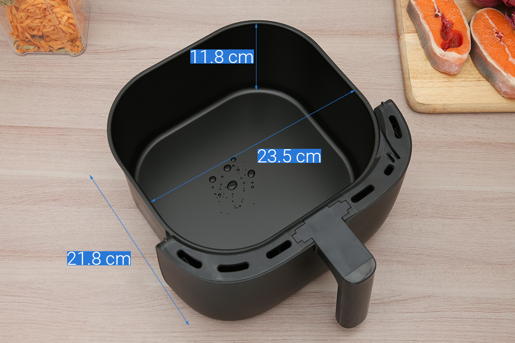Nồi chiên không dầu Hafele 5.7 lít HS-AF502B (535.43.713) Màu Đen