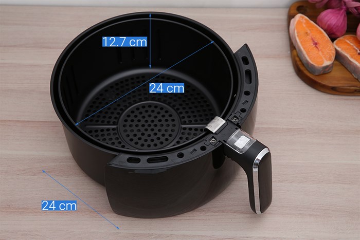 Nồi chiên không dầu Hafele 6.4 lít HS-AF601B (535.43.714) Màu Đen