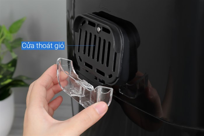 Nồi chiên không dầu hơi nước Elmich AFE-3945 7 lít Màu Đen - Vàng đồng