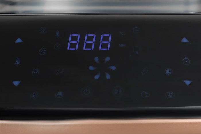 Nồi chiên không dầu hơi nước Elmich AFE-3945 7 lít Màu Đen - Vàng đồng