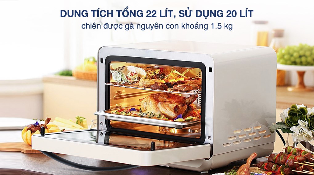 Lò chiên không dầu hơi nước Elmich AFE-3944 20 lít