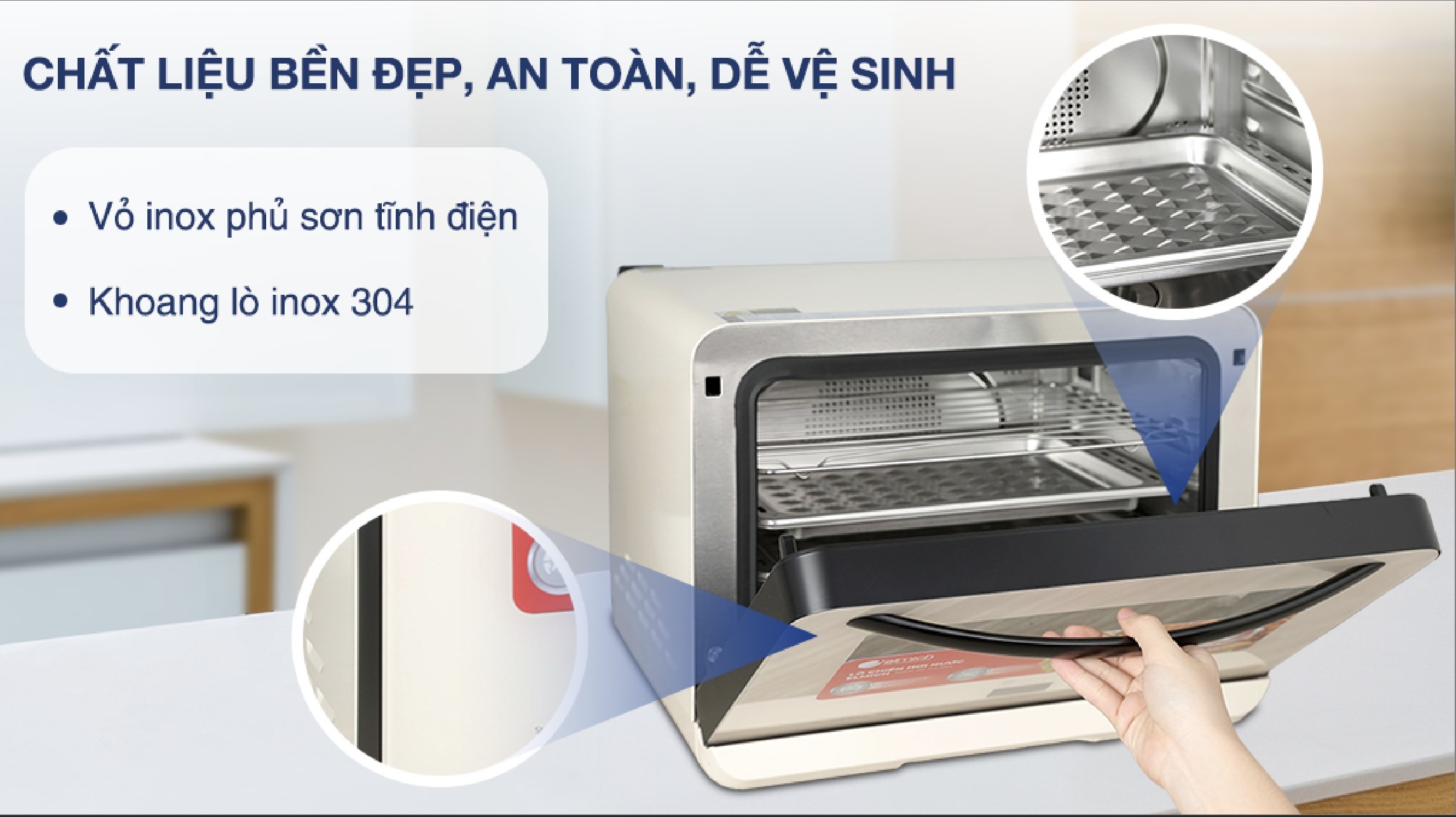 Lò chiên không dầu hơi nước Elmich AFE-3944 20 lít