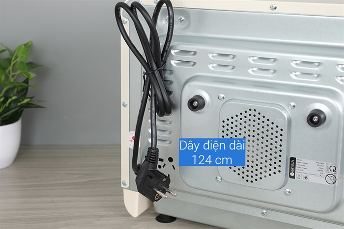 Lò chiên không dầu hơi nước Elmich AFE-3944 20 lít Màu Kem