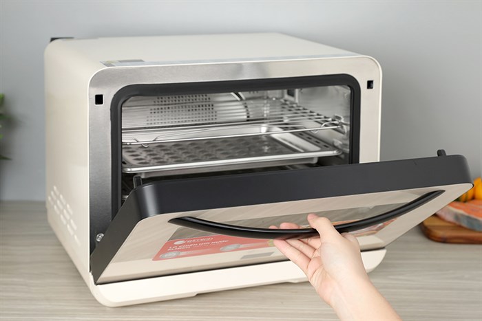 Lò chiên không dầu hơi nước Elmich AFE-3944 20 lít Màu Kem