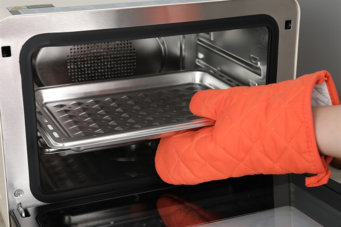 Lò chiên không dầu hơi nước Elmich AFE-3944 20 lít Màu Kem