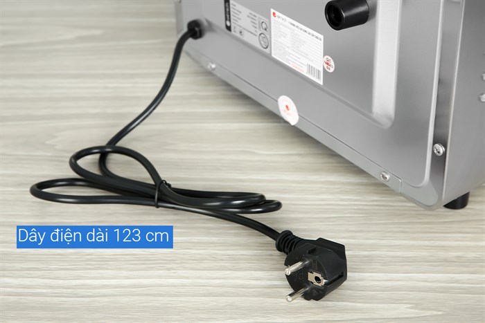 Lò chiên không dầu Elmich AFE-3950 14 lít Màu Đen - Bạc