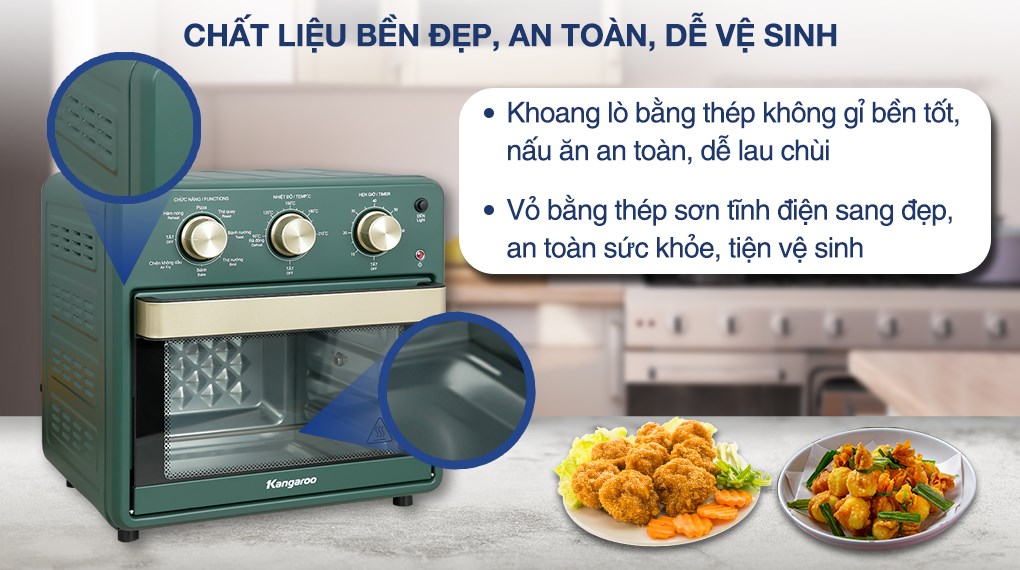Lò chiên không dầu Kangaroo KG15AF2A 15 lít - 7