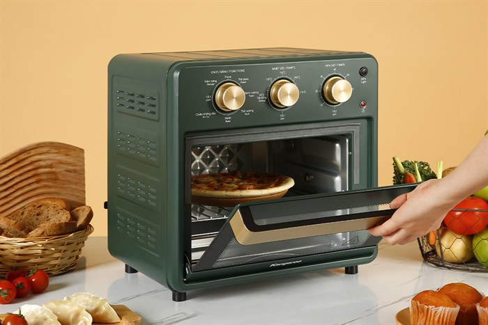 Lò chiên không dầu Kangaroo KG15AF2A 15 lít Màu Xanh