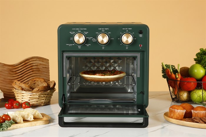 Lò chiên không dầu Kangaroo KG15AF2A 15 lít Màu Xanh