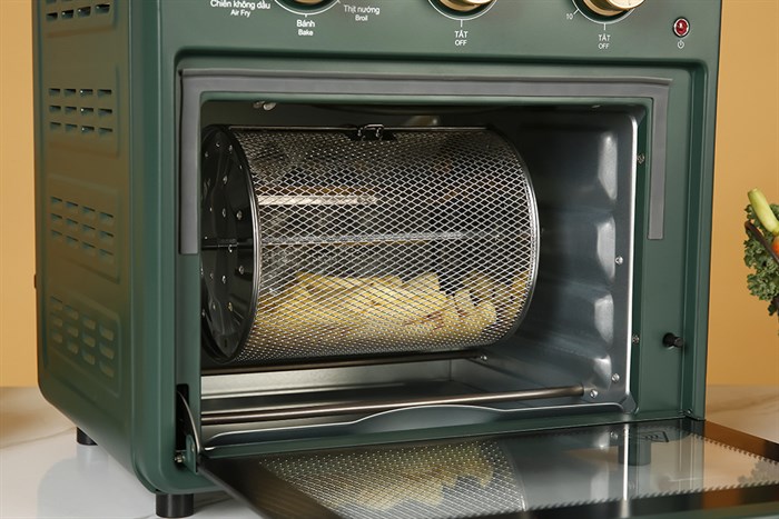 Lò chiên không dầu Kangaroo KG15AF2A 15 lít Màu Xanh