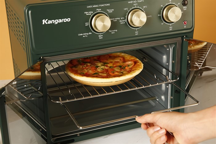 Lò chiên không dầu Kangaroo KG25AF2A 25 lít Màu Xanh