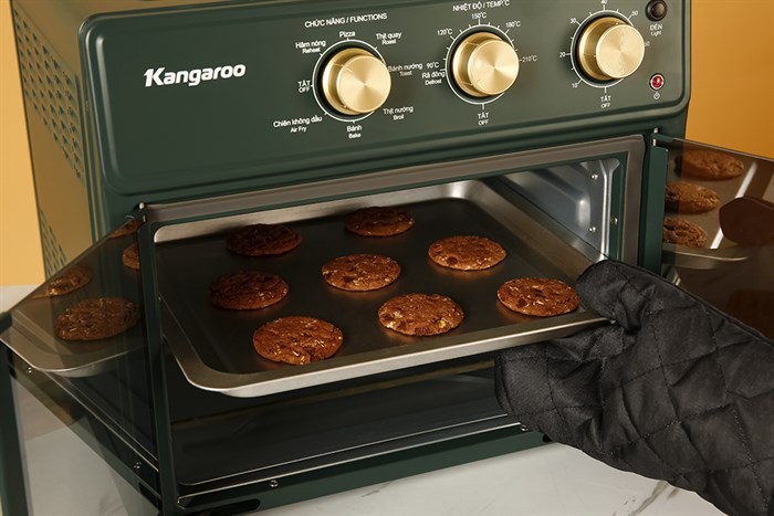 Lò chiên không dầu Kangaroo KG25AF2A 25 lít Màu Xanh