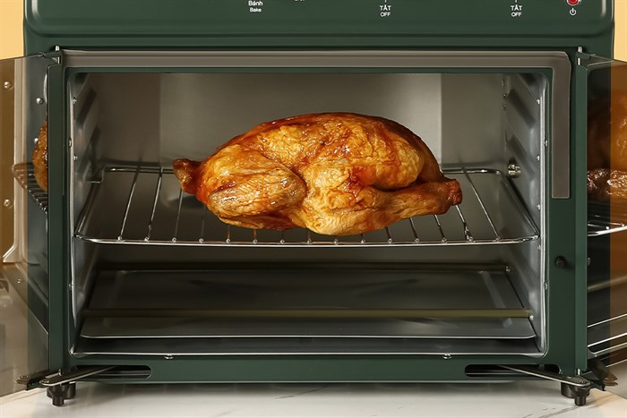 Lò chiên không dầu Kangaroo KG25AF2A 25 lít Màu Xanh