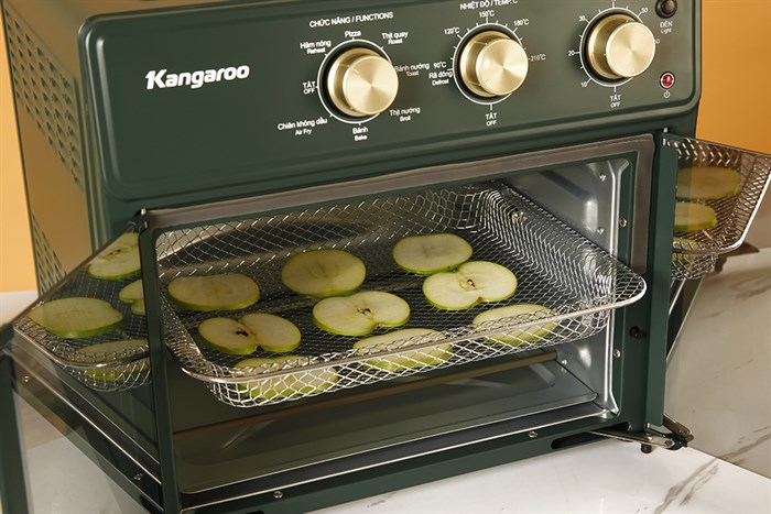 Lò chiên không dầu Kangaroo KG25AF2A 25 lít Màu Xanh