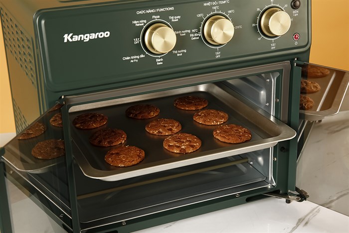 Lò chiên không dầu Kangaroo KG25AF2A 25 lít Màu Xanh
