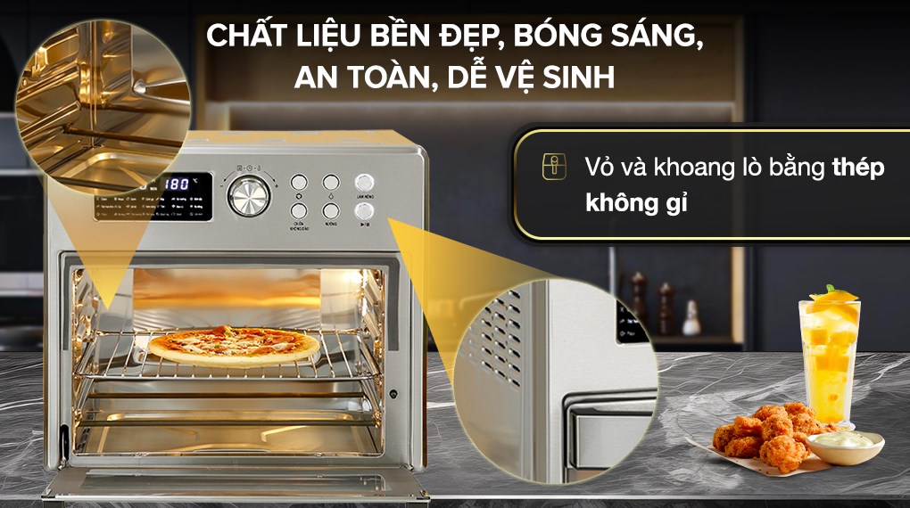 Lò chiên không dầu Kangaroo KG25AF1A 25 lít