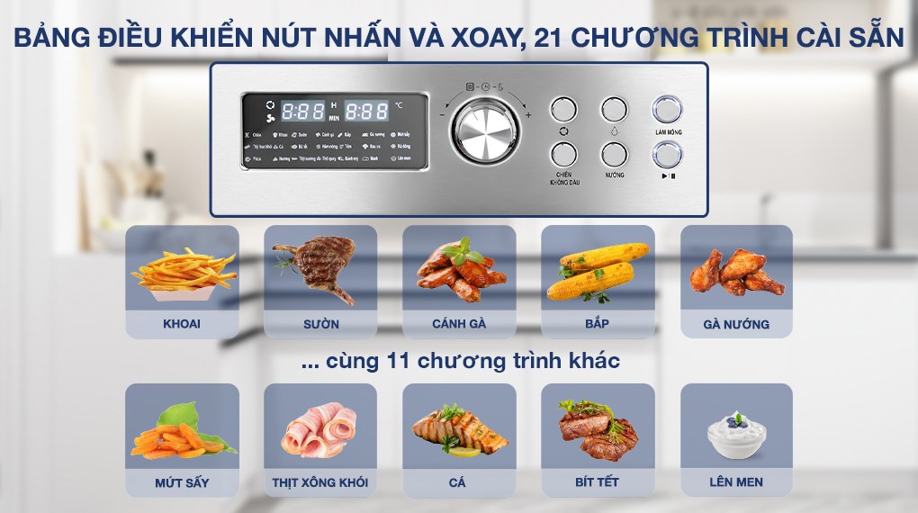 Lò chiên không dầu Kangaroo KG25AF1A 25 lít - 10