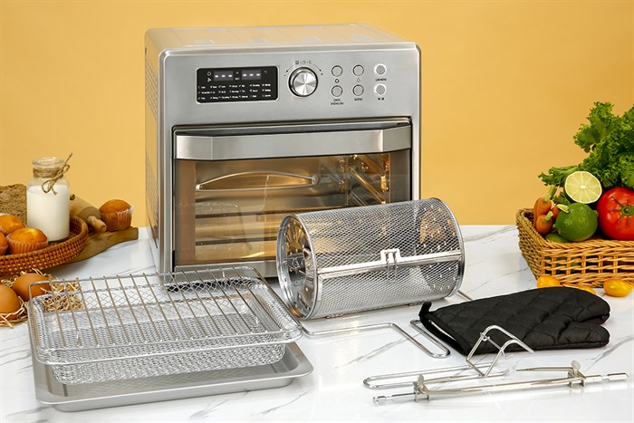 Lò chiên không dầu Kangaroo KG25AF1A 25 lít Màu Bạc