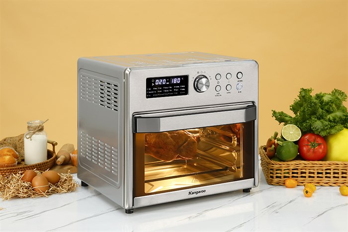 Lò chiên không dầu Kangaroo KG25AF1A 25 lít Màu Bạc
