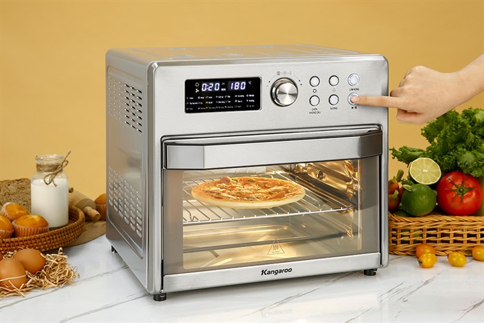 Lò chiên không dầu Kangaroo KG25AF1A 25 lít Màu Bạc