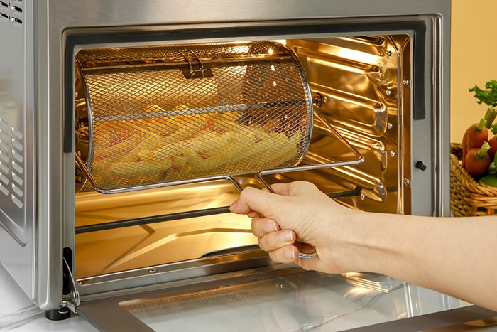 Lò chiên không dầu Kangaroo KG25AF1A 25 lít Màu Bạc