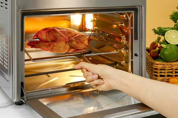 Lò chiên không dầu Kangaroo KG25AF1A 25 lít Màu Bạc