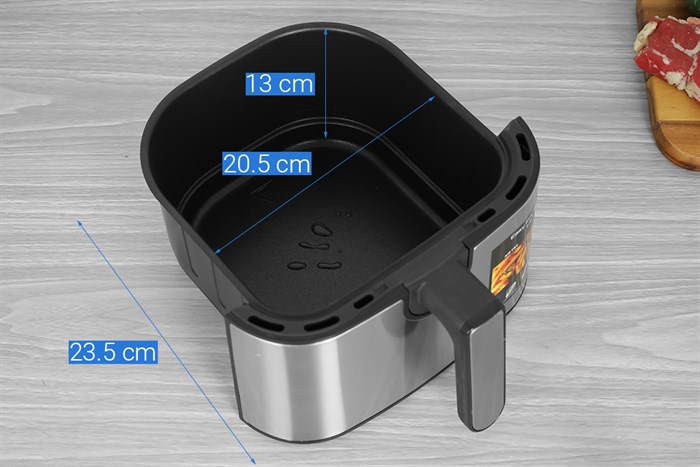 Nồi chiên không dầu Tefal EY505D15 4.2 lít Màu Bạc Inox