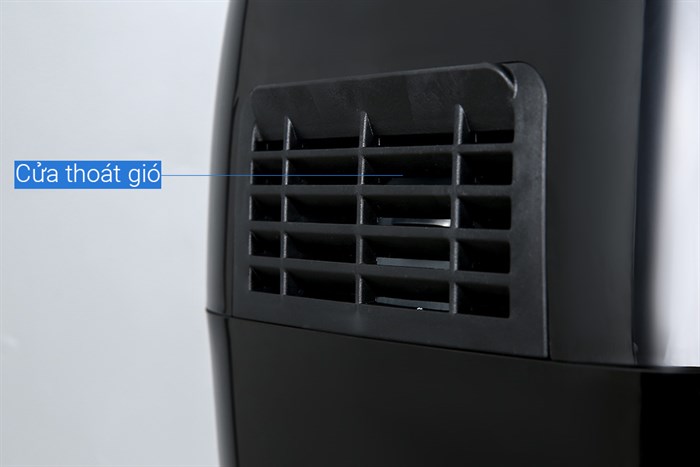 Nồi chiên không dầu Crystal AF7002A-N 6.8 lít Màu Đen