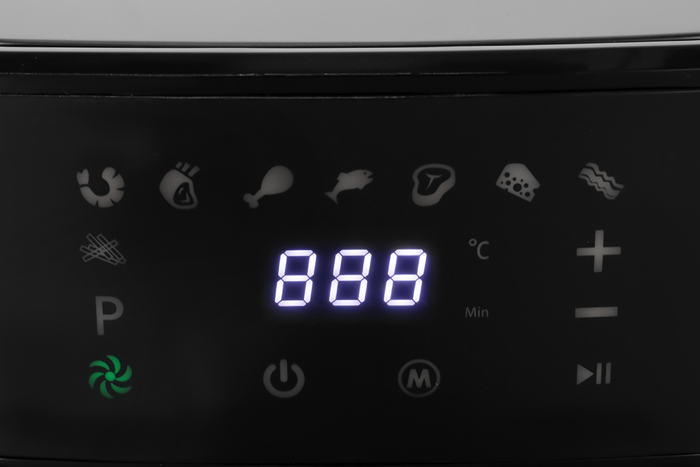 Nồi chiên không dầu Lock&Lock 5.5 lít EJF284BLK Màu Đen