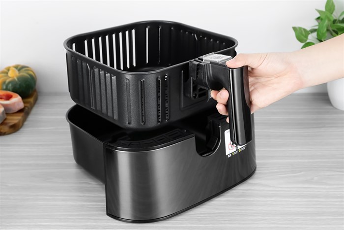 Nồi chiên không dầu Lock&Lock 5.5 lít EJF284BLK Màu Đen