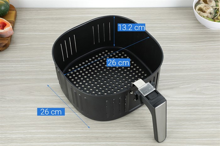 Nồi chiên không dầu Lock&Lock 7.2 lít EJF296BLK Màu Đen