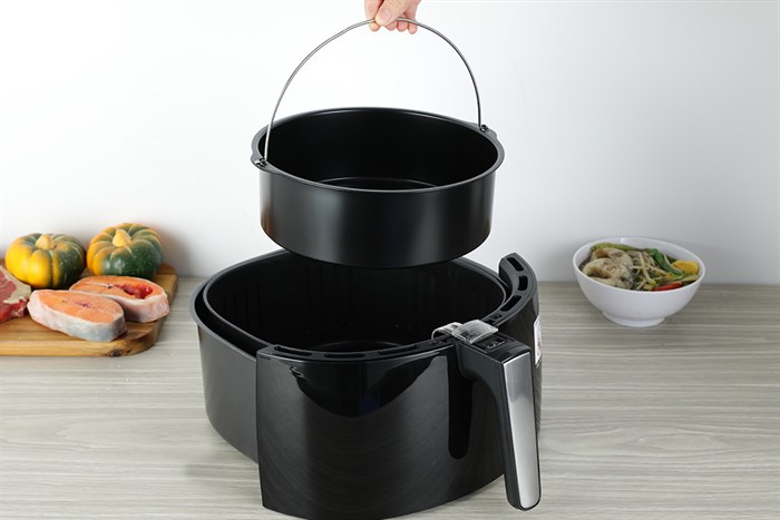 Nồi chiên không dầu Lock&Lock 7.2 lít EJF296BLK Màu Đen