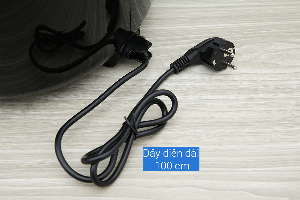 Nồi chiên không dầu Lock&Lock 5.2 lít EJF357BLK Màu Đen