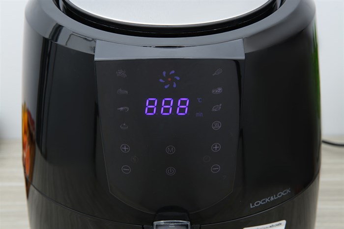 Nồi chiên không dầu Lock&Lock 5.2 lít EJF357BLK Màu Đen