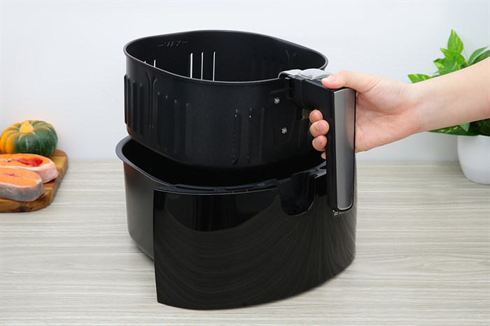 Nồi chiên không dầu Lock&Lock 5.2 lít EJF357BLK Màu Đen