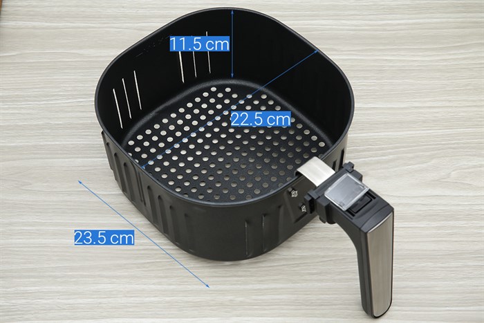 Nồi chiên không dầu Lock&Lock 5.2 lít EJF357BLK Màu Đen