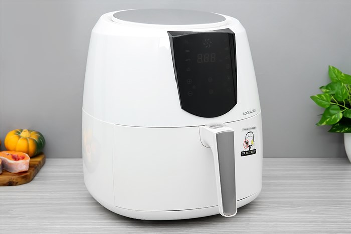 Nồi chiên không dầu Lock&Lock 5.2 lít EJF357WHT Màu Trắng