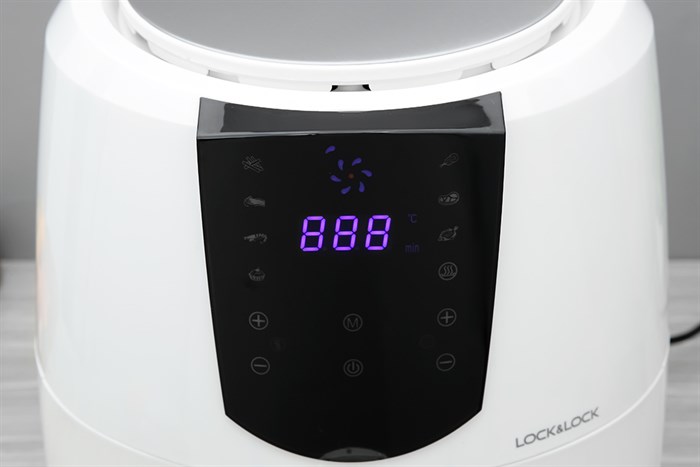 Nồi chiên không dầu Lock&Lock 5.2 lít EJF357WHT Màu Trắng