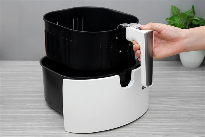 Nồi chiên không dầu Lock&Lock 5.2 lít EJF357WHT Màu Trắng