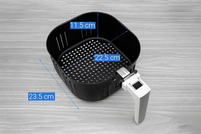 Nồi chiên không dầu Lock&Lock 5.2 lít EJF357WHT Màu Trắng