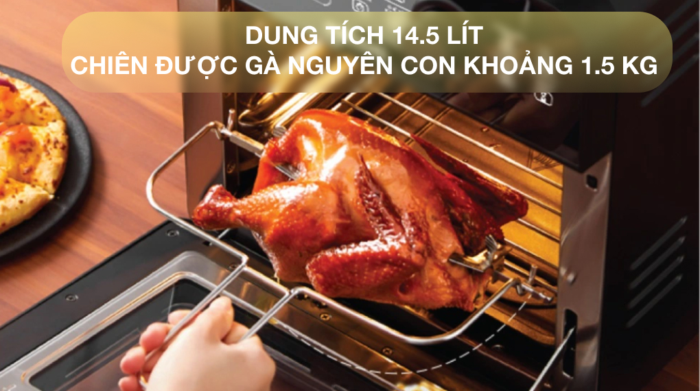 Lò chiên không dầu 2GOOD S20 14.5 lít - Dung tích