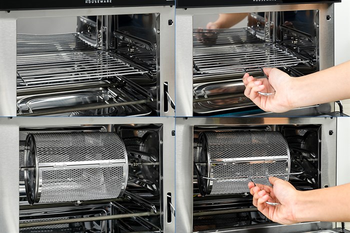 Lò chiên không dầu 2GOOD S20 14.5 lít Màu Đen