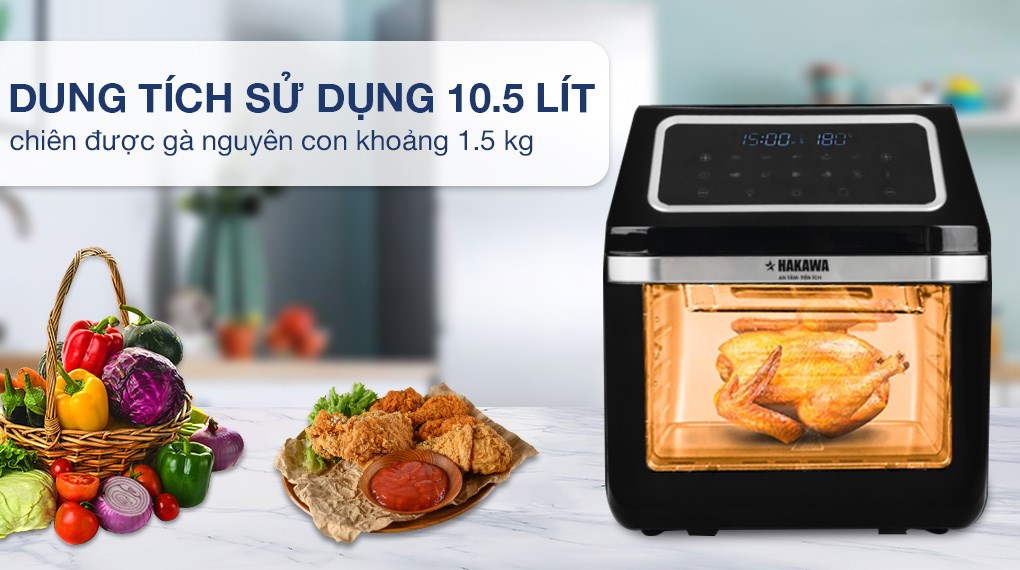 Lò chiên không dầu Hakawa HK-AF12L 12 lít