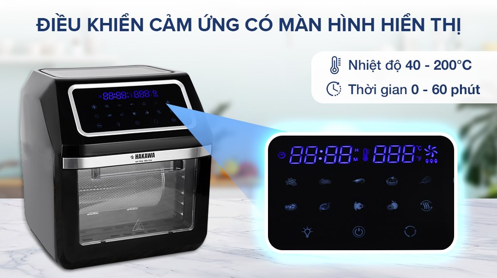 Lò chiên không dầu Hakawa HK-AF12L 12 lít